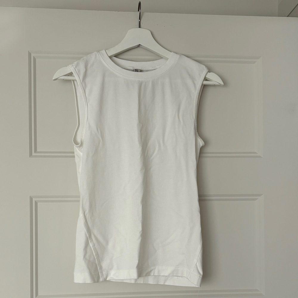Asics Classic White Muscle Tee